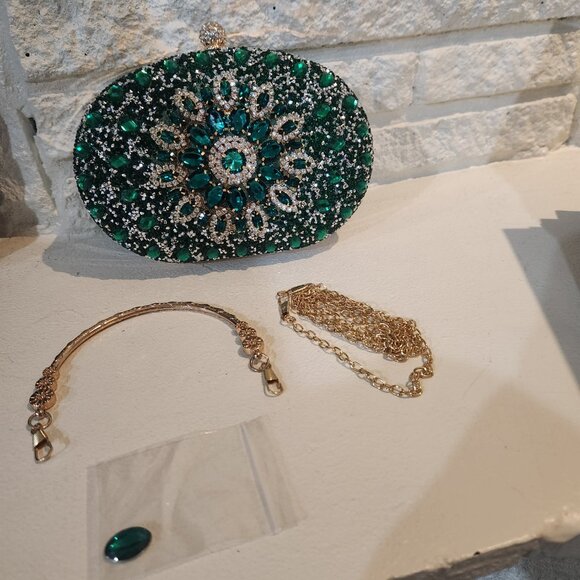 Jewelled evening bag - Picture 3 of 9